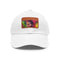 Vibrant watercolor neon cap with Chris Pratt design and white patch.