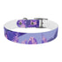 Luxurious Lavender Fields Dog Collar for stylish medium dogs.