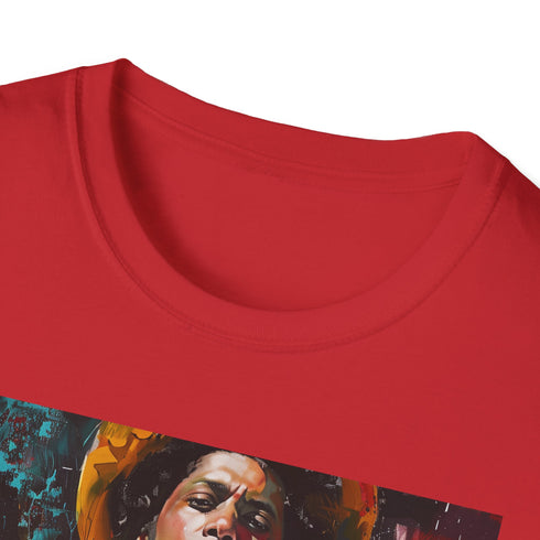 Rhythm and Soul Bruno Mars Portrait T-Shirt in Charcoal.