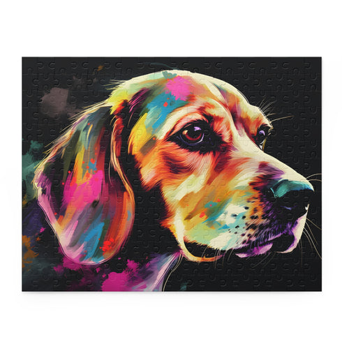 Sweet Beagle Bliss jigsaw puzzle, perfect for dog lovers.