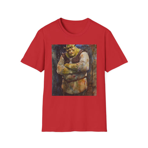 Charcoal Shrek T-Shirt, Regular Fit, Ideal for Men and Women