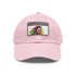 McConaughey neon dreams cap - vibrant watercolor design, white/light brown patch.