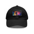 Neon watercolor cap inspired by Tom Holland, white with light brown patch.