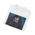 Charcoal cotton T-shirt featuring vibrant Rubeus Hagrid painting design