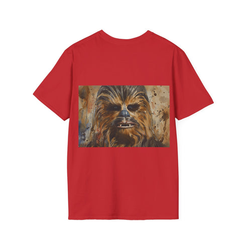 Star Wars watercolor Chewbacca t-shirt in charcoal cotton crew neck regular fit
