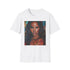 Alicia Keys portrait tee in charcoal, cotton crew neck, regular fit.