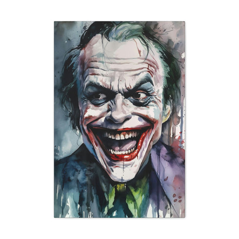 Jack Nicholson Joker Canvas Print - 10x8 wall decor art.