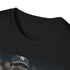 Charcoal crew neck cotton T-shirt featuring Babe Ruth watercolor design