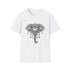 Mandala Elephant Wisdom Grace T-Shirt in Charcoal for Men and Women