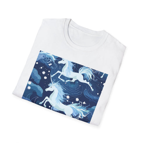 Symphony of the Wild butterfly pattern cotton T-shirt in white 2XL.