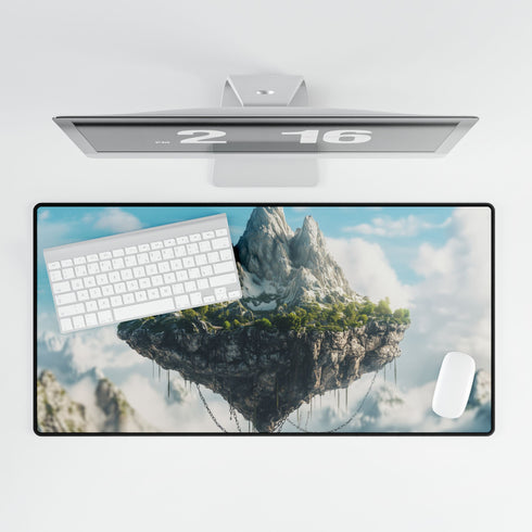 Chained Floating Sky Island Fantasy Gaming XXL Extended Desk Mat - View 5 | Prints With Passion