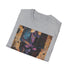 Charcoal Galactus graphic crew neck T-shirt in soft cotton regular fit