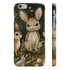 Whimsical woodland phone case, glossy finish, iPhone 7/8 Plus slim variant.