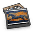 Abstract horse texture puzzle for art lovers and enthusiasts.