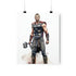 Thor Ragnarok poster on canvas: God of Thunder wall art, indoor decor.