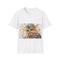 Chewbacca watercolor t-shirt, charcoal color, regular fit.