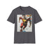 Shazam Champion of Magic Charcoal T-Shirt regular fit crew neck.