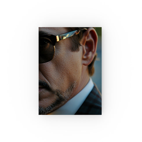 Downey Jr. Diaries Fan Journal - Embrace the Wit and Charisma of Robert Downey Jr. - Perfect Gift for Movie Buffs and Aspiring Actors