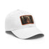 White Jedi baseball cap with Luke Skywalker patch for Star Wars fans.