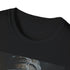Charcoal crew neck cotton T-shirt featuring Albus Dumbledore portrait.