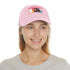 Neon Dreams Bradley Cooper Watercolor Cap in White, Light Brown Rectangle