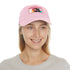 Neon Dreams Bradley Cooper Watercolor Cap in White with Light Brown Patch