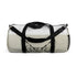 Fox Frenzy Small Duffel Bag: Geometric fox design for travel adventures.