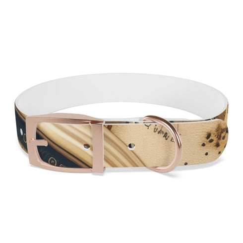Wanderlust Dog Collar: Vintage Maps