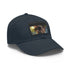 Iron Man Shades Snapback Cap in White with Light Brown Patch