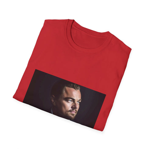 Charcoal cotton crew neck T-shirt featuring captivating intricate design