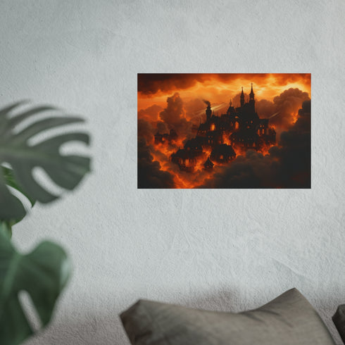 44 Cyber Village Above Flames