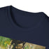 Vibrant charcoal Green Lantern T-shirt with cosmic superhero painting design