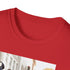 Charcoal cotton T-shirt with Joe Biden watercolor artwork in regular fit