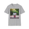 Sanrio Safari Hello Kitty T-Shirt in Charcoal, size Small, summer ready.