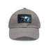 Dark Knight Legacy baseball cap, white patch, rectangle, iconic superhero style.