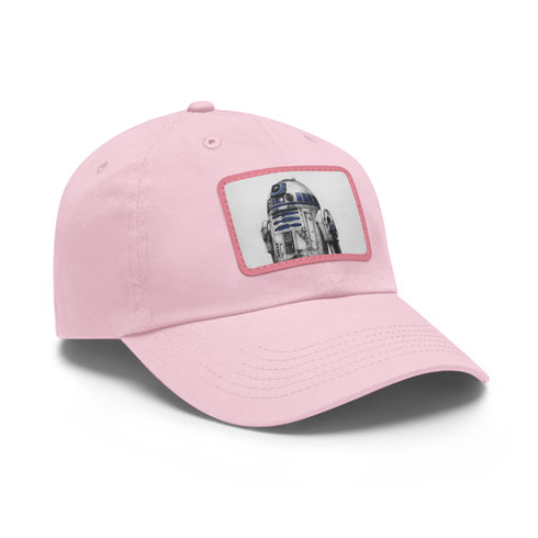 Galactic Droid Cap: R2D2 Edition in white, rectangle shape.