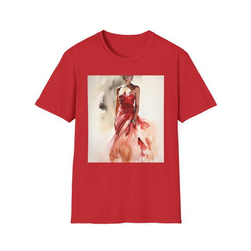 šØ Crimson Reverie: A Watercolor Symphony of Elegance and Allure