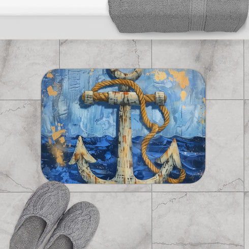 Nautical Knot Bath Mat | Bath Mats | Bath, Bathroom, Home & Living, Indoor, Sublimation | Prints with Passion