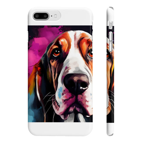Basset Love Floppy-Eared Phone Case Glossy iPhone 7 Plus Slim