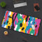 Modern Abstract Bright Desk Mat - Stylish and Vibrant Office Decor Accessory