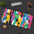 Modern Abstract Bright Desk Mat - Stylish and Vibrant Office Decor Accessory
