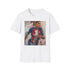 Alex Morgan Soccer Painting T-shirt in Charcoal - Cotton crew neck.