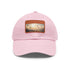 Cappadocia Dreamscape Baseball Cap in White with Light Brown Patch
