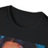 Charcoal Kendall Jenner portrait T-shirt with vivid colors and soft cotton fabric