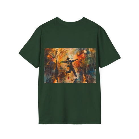 Rainbow Rhapsody Gene Kelly Tee Charcoal S T-Shirt Cotton Crew Neck