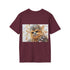 Charcoal Chewbacca watercolor t-shirt soft cotton crew neck summer style