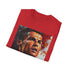 Charcoal watercolor T-shirt featuring Ronaldo design in expressive brushstrokes