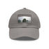Halong Haven Baseball Cap in White with Light Brown Patch