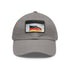 German flag baseball cap with white/light brown rectangle patch.
