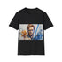 Blue lightsaber graphic tee for Star Wars fans, Obi Wan Kenobi-inspired.